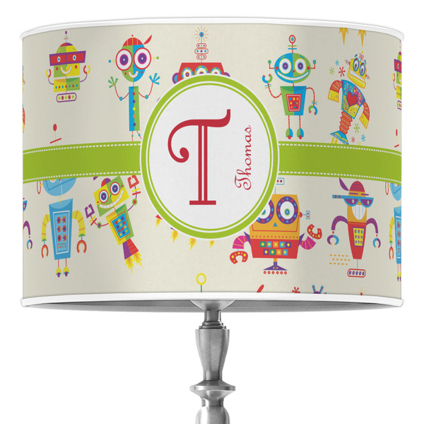 Custom Rocking Robots 16" Drum Lamp Shade - Poly-film (Personalized)