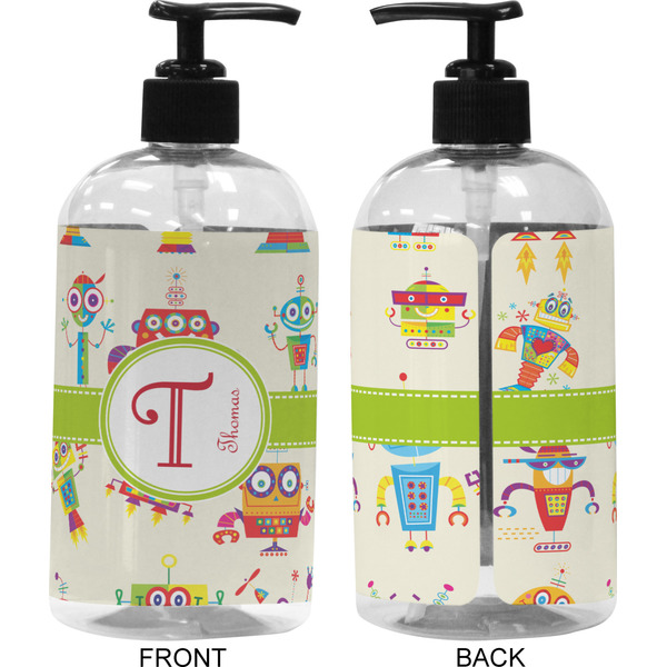 Rocking Robots 16 oz Plastic Liquid Dispenser (Approval)