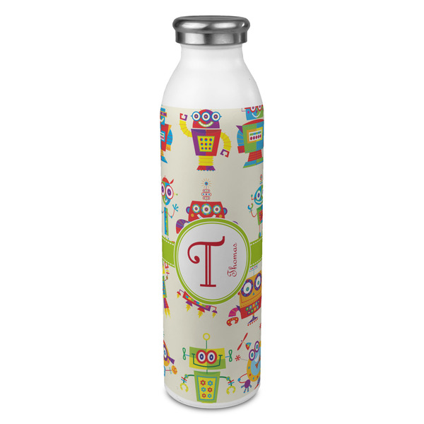 Custom Rocking Robots 20oz Stainless Steel Water Bottle - Full Print (Personalized)