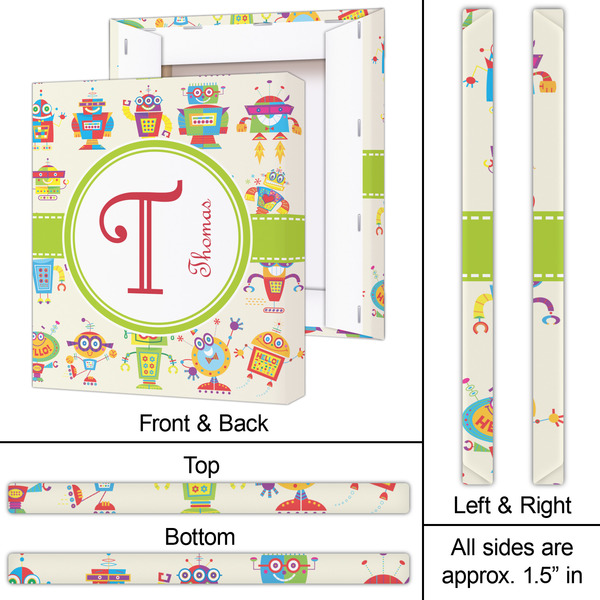 Rocking Robots 20x24 - Canvas Print - Approval