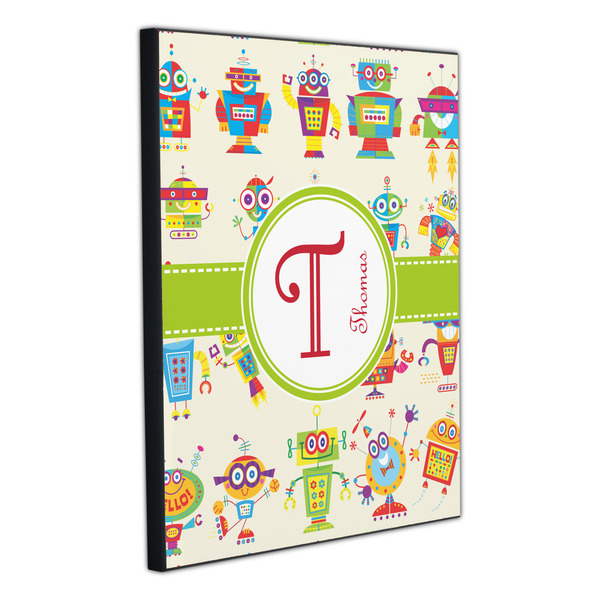 Rocking Robots 20x24 Wood Print - Angle View