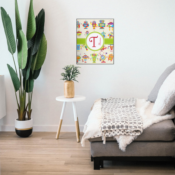 Rocking Robots 20x24 Wood Print - In Context