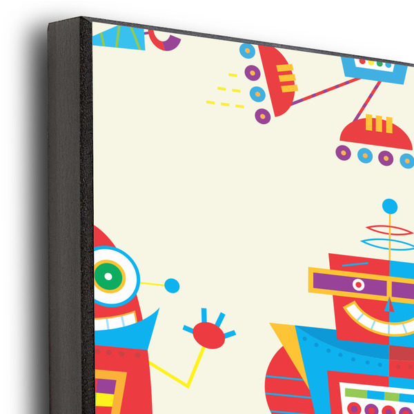 Rocking Robots 20x30 Wood Print - Closeup