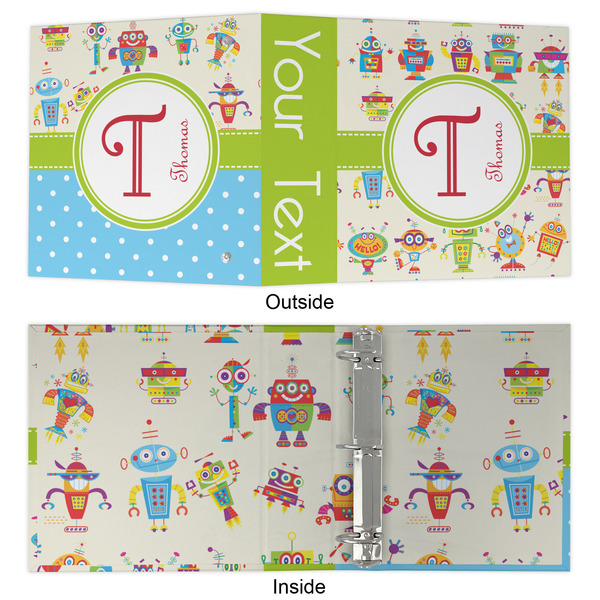 Rocking Robots 3 Ring Binders - Full Wrap - 2" - APPROVAL