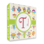 Rocking Robots 3 Ring Binder - Full Wrap - 2" (Personalized)