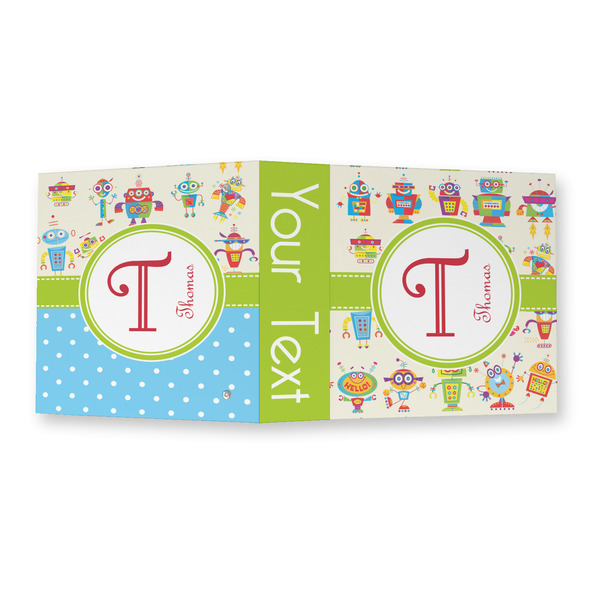 Rocking Robots 3 Ring Binders - Full Wrap - 2" - OPEN OUTSIDE