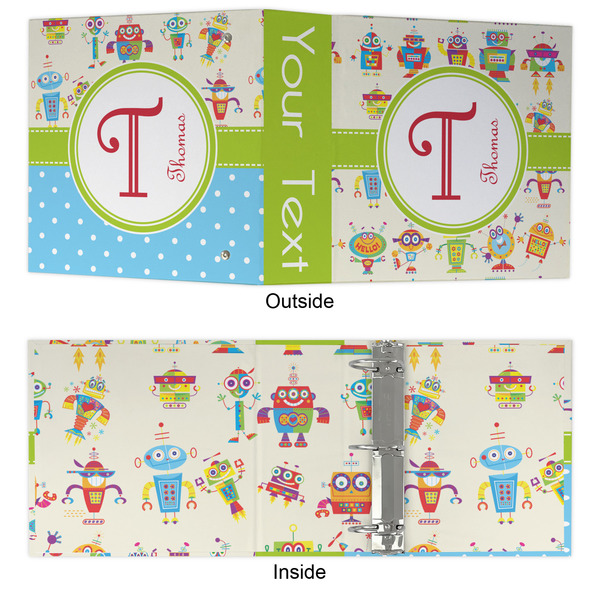 Rocking Robots 3 Ring Binders - Full Wrap - 3" - APPROVAL