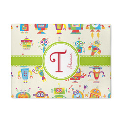 Rocking Robots 5' x 7' Patio Rug (Personalized)