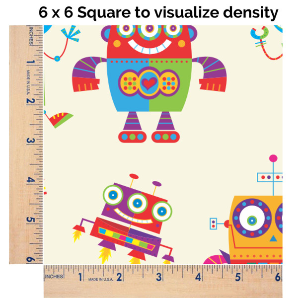 Rocking Robots 6x6 Swatch of Fabric