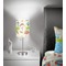 Rocking Robots 7 inch drum lamp shade - in room