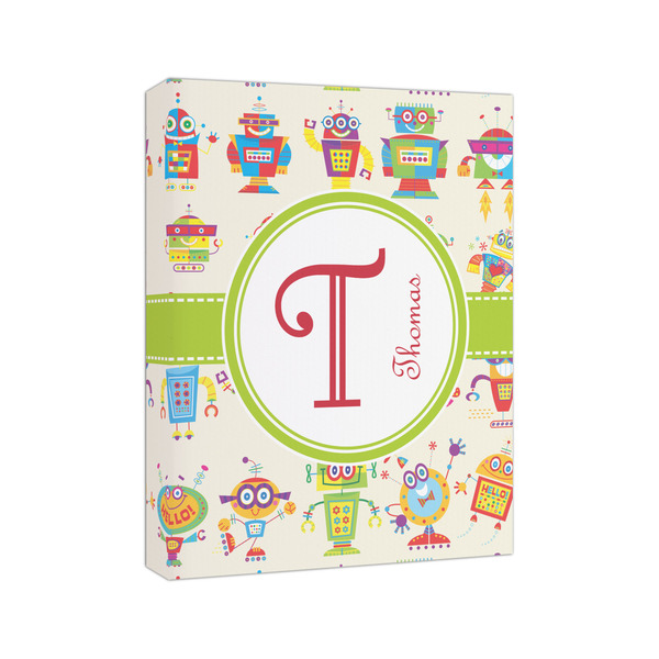 Rocking Robots 8x10 - Canvas Print - Angled View