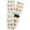 Rocking Robots Adult Crew Socks - Single Pair - Front and Back