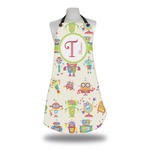 Rocking Robots Apron w/ Name and Initial