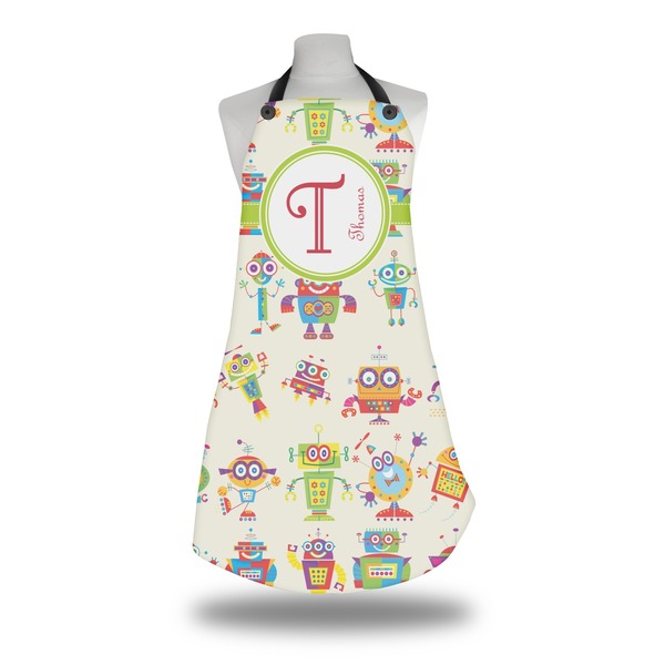Custom Rocking Robots Apron w/ Name and Initial