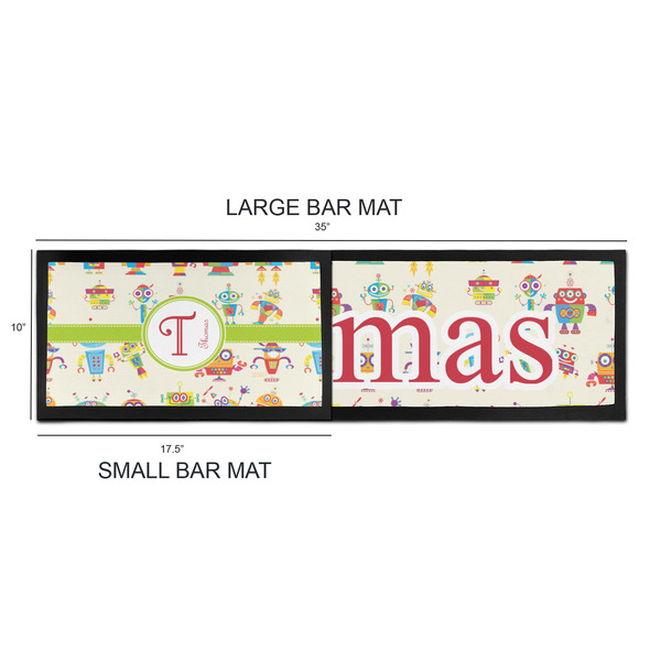 Rocking Robots Bar Mats - Sizing Chart