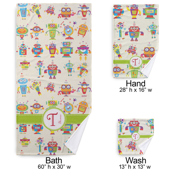 Rocking Robots Bath Towel Sets - 3-piece - Approval