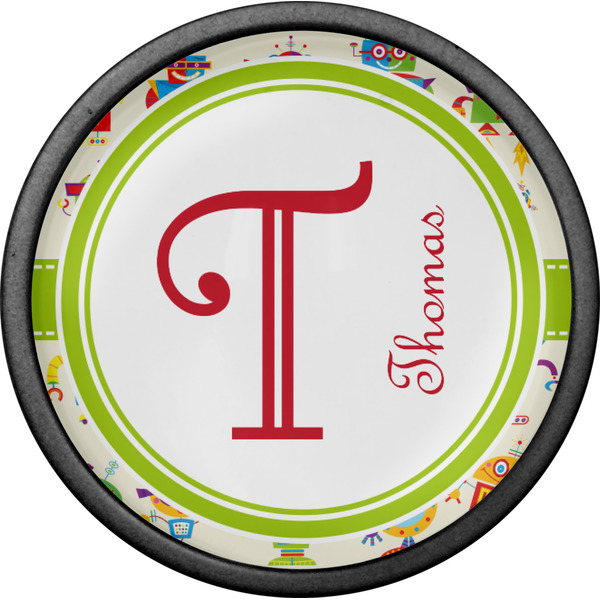 Rocking Robots Cabinet Knob - Black - Front