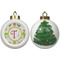 Rocking Robots Ceramic Christmas Ornament - X-Mas Tree (APPROVAL)