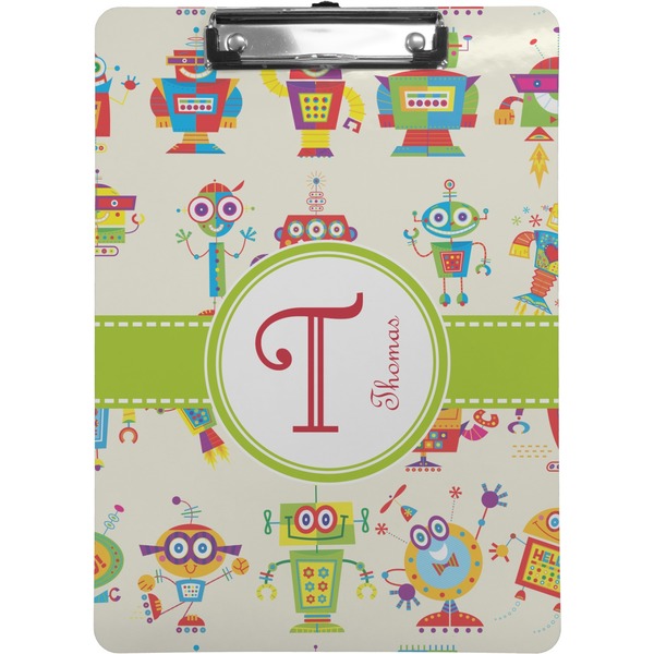 Custom Rocking Robots Clipboard (Letter Size) (Personalized)