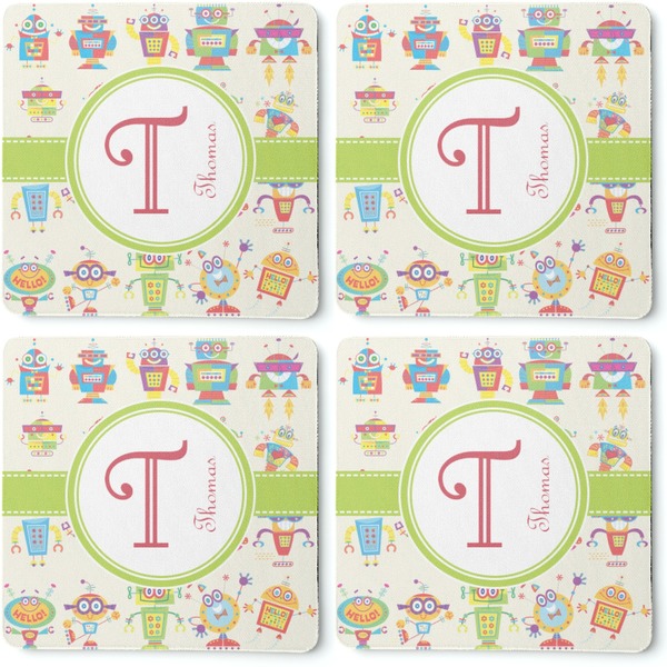 Rocking Robots Coaster Rubber Back - Apvl