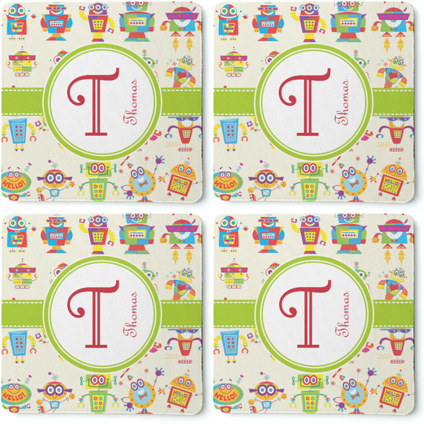 Rocking Robots Coaster Rubber Back - Apvl
