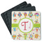 Rocking Robots Square Rubber Backed Coasters - Set of 4 (Personalized)