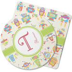 Rocking Robots Rubber Backed Coaster (Personalized)