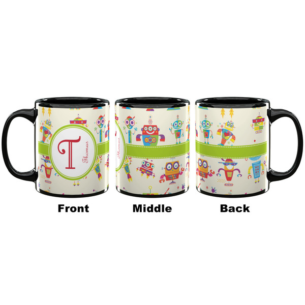 Rocking Robots Coffee Mug - 11 oz - Black APPROVAL