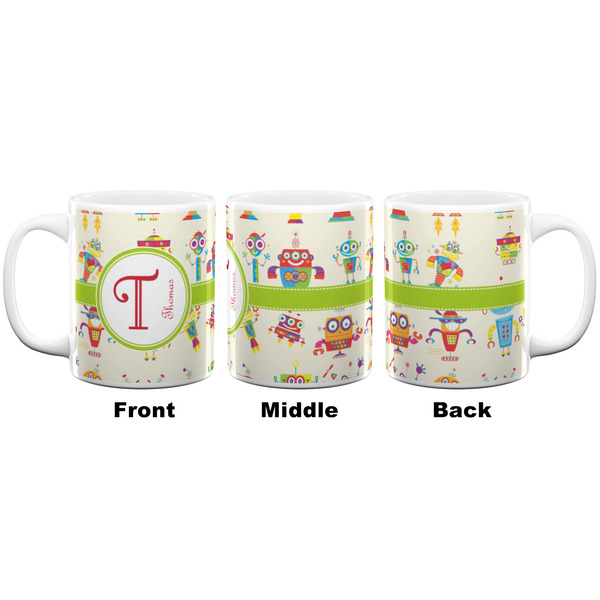 Rocking Robots Coffee Mug - 11 oz - White APPROVAL