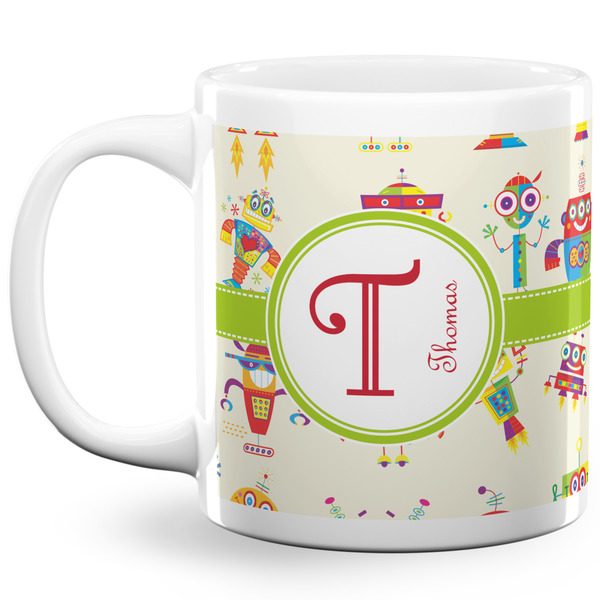 Rocking Robots Coffee Mug - 20 oz - White