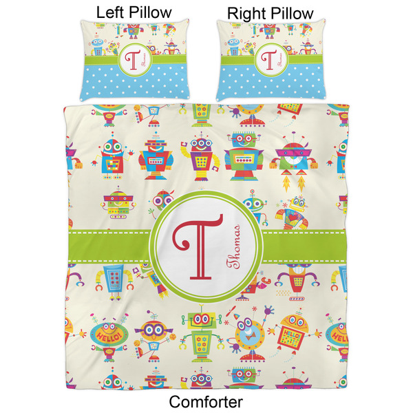 Rocking Robots Comforter Set - Queen - Approval