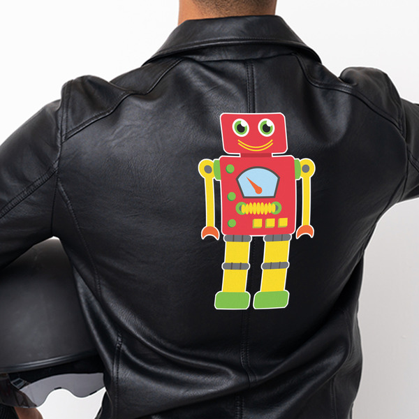Rocking Robots Custom Shape Iron On Patches - XXXL - APPROVAL