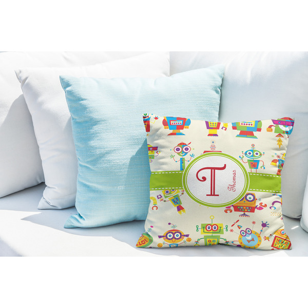 Rocking Robots Decorative Pillow Case - LIFESTYLE 2