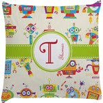 Rocking Robots Decorative Pillow Case (Personalized)