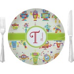 Rocking Robots 10" Glass Lunch / Dinner Plates - Single or Set (Personalized)