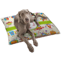 Rocking Robots Dog Bed - Large w/ Name and Initial