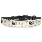 Rocking Robots Deluxe Dog Collar - Double Extra Large (20.5" to 35") (Personalized)