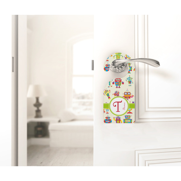 Rocking Robots Door Hanger - LIFESTYLE