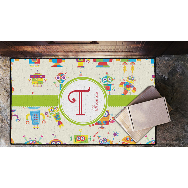 Rocking Robots Door Mat - LIFESTYLE (Lrg)