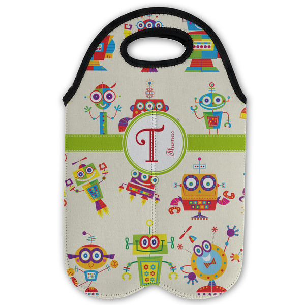 Rocking Robots Double Wine Tote - Flat (new)