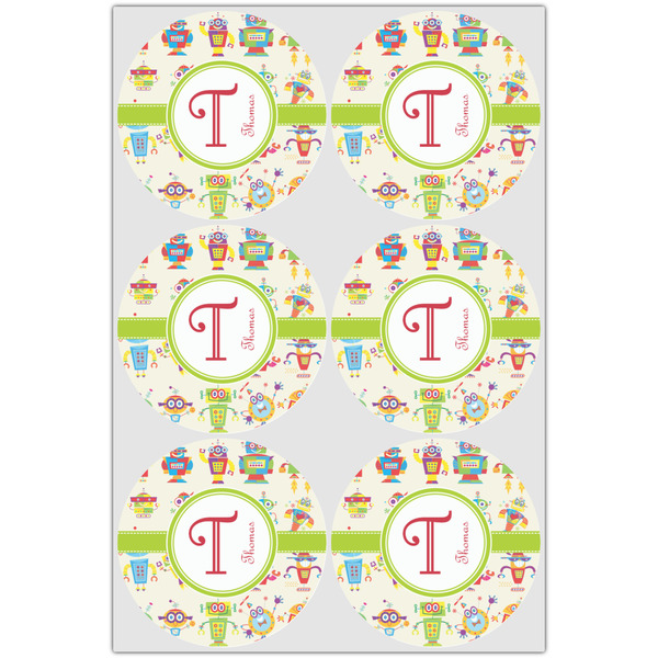 Rocking Robots Drink Topper - Large - Set of 6