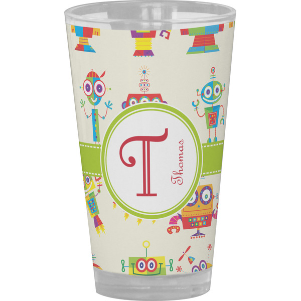 Custom Rocking Robots Pint Glass - Full Color (Personalized)
