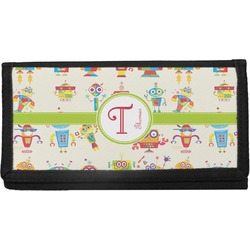 Rocking Robots Canvas Checkbook Cover (Personalized)