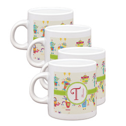 Rocking Robots Single Shot Espresso Cups - Set of 4 (Personalized)