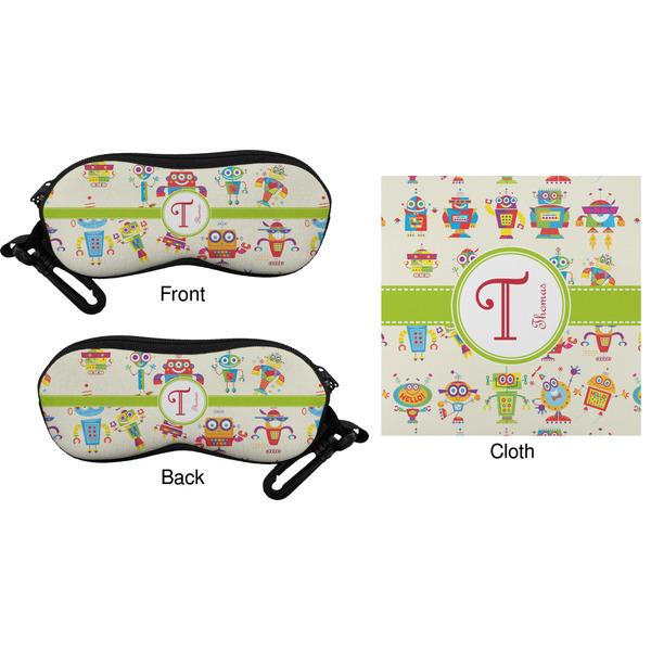 Rocking Robots Eyeglass Case & Cloth (Approval)