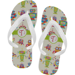 Rocking Robots Flip Flops - Small (Personalized)