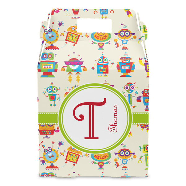 Rocking Robots Gable Favor Box - Front