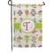 Rocking Robots Small Garden Flag - Double Sided w/ Name and Initial
