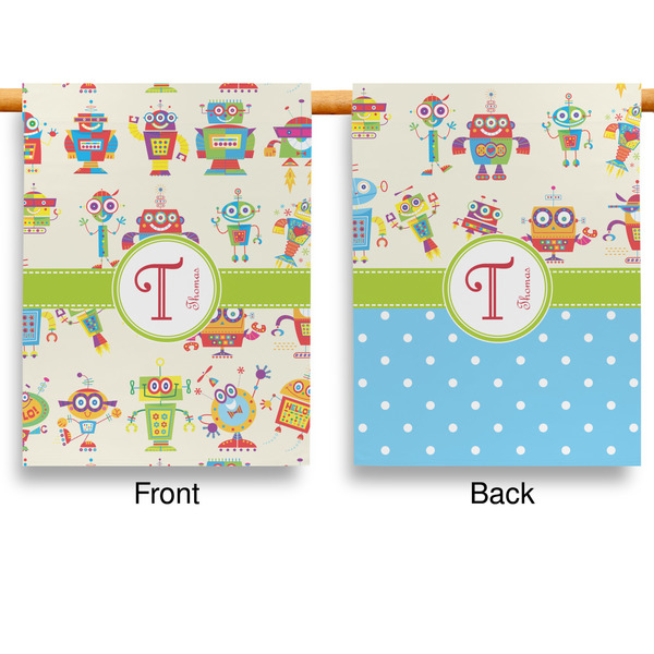 Rocking Robots Garden Flags - Large - Double Sided - APPROVAL