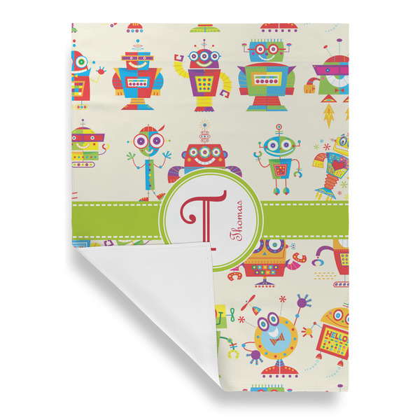 Rocking Robots Garden Flags - Large - Single Sided - FRONT FOLDED